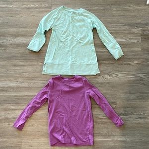 2 Primary long sleeve shirts